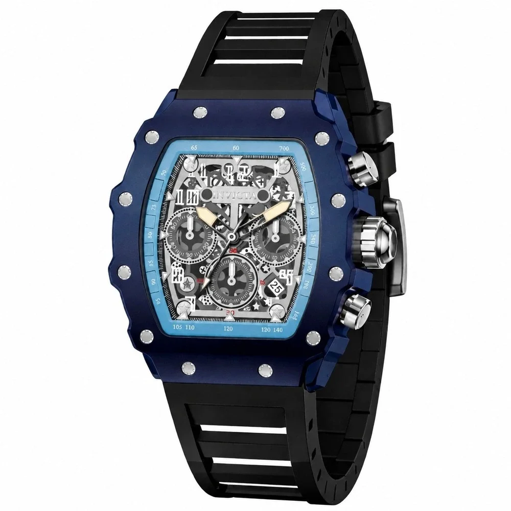 NEW Invicta Racing Night Fall - Nitro Gen Men's Watch‎ 43mm, Dark Blue  (69707)